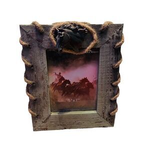 Montana West Western Mustang & Rope Photo Frame
